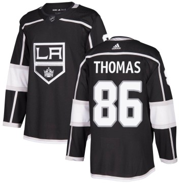 Authentic Adidas Men's Akil Thomas Los Angeles Kings Home Jersey - Black