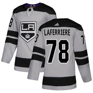 Authentic Adidas Men's Alex Laferriere Los Angeles Kings Alternate Jersey - Gray