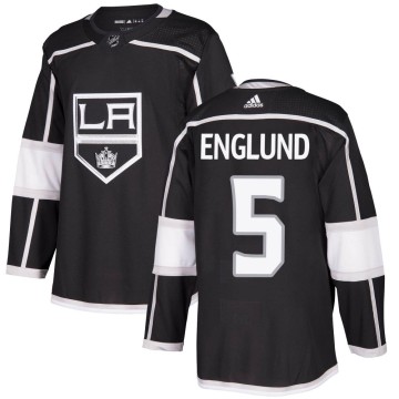 Authentic Adidas Men's Andreas Englund Los Angeles Kings Home Jersey - Black