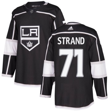 Authentic Adidas Men's Austin Strand Los Angeles Kings Home Jersey - Black
