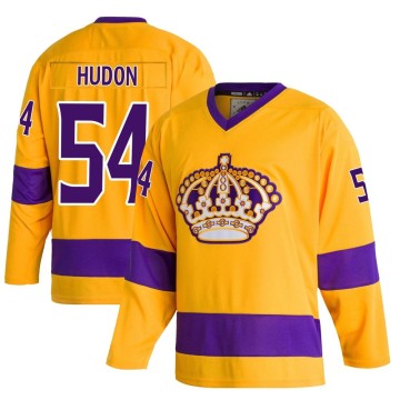 Authentic Adidas Men's Charles Hudon Los Angeles Kings Classics Jersey - Gold