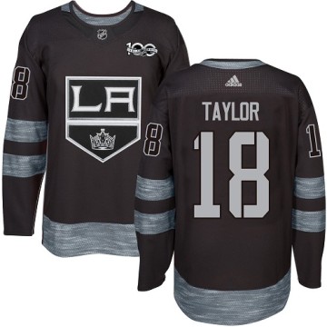 Authentic Adidas Men's Dave Taylor Los Angeles Kings 1917-2017 100th Anniversary Jersey - Black