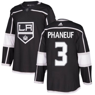 Authentic Adidas Men's Dion Phaneuf Los Angeles Kings Home Jersey - Black