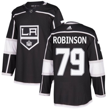 Authentic Adidas Men's Dylan Robinson Los Angeles Kings Home Jersey - Black