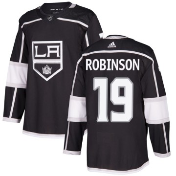 Authentic Adidas Men's Larry Robinson Los Angeles Kings Home Jersey - Black