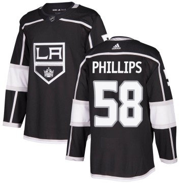 Authentic Adidas Men's Markus Phillips Los Angeles Kings Home Jersey - Black