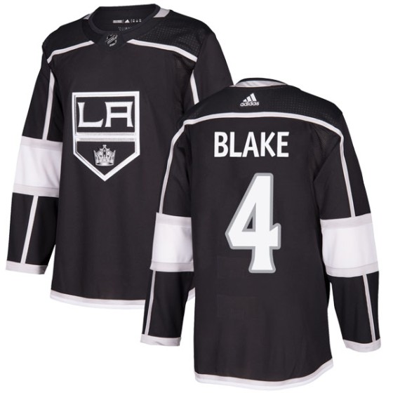 Authentic Adidas Men's Rob Blake Los Angeles Kings Home Jersey - Black