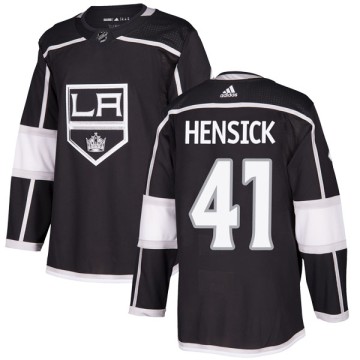 Authentic Adidas Men's T.J. Hensick Los Angeles Kings Home Jersey - Black