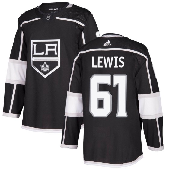 Authentic Adidas Men's Trevor Lewis Los Angeles Kings Home Jersey - Black