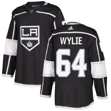Authentic Adidas Men's Wyatte Wylie Los Angeles Kings Home Jersey - Black