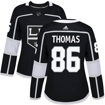 Authentic Adidas Women's Akil Thomas Los Angeles Kings Home Jersey - Black