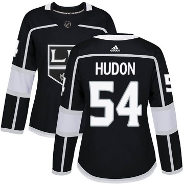 Authentic Adidas Women's Charles Hudon Los Angeles Kings Home Jersey - Black