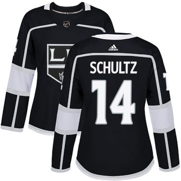 Authentic Adidas Women's Dave Schultz Los Angeles Kings Home Jersey - Black