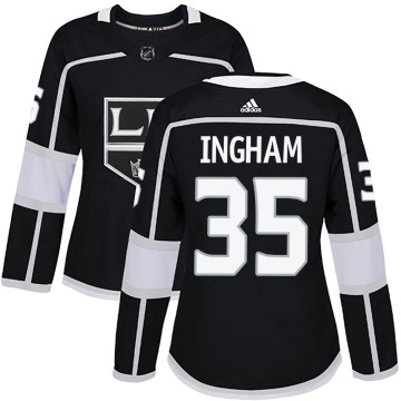 Authentic Adidas Women's Jacob Ingham Los Angeles Kings Home Jersey - Black