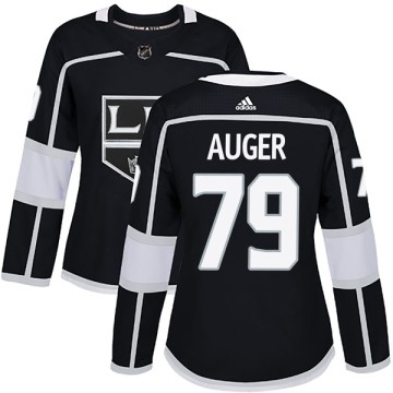 Authentic Adidas Women's Justin Auger Los Angeles Kings Home Jersey - Black