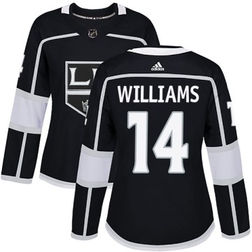 Authentic Adidas Women's Justin Williams Los Angeles Kings Home Jersey - Black