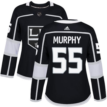 Authentic Adidas Women's Larry Murphy Los Angeles Kings Home Jersey - Black