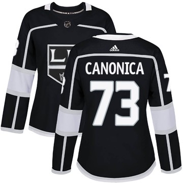 Authentic Adidas Women's Lorenzo Canonica Los Angeles Kings Home Jersey - Black