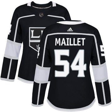 Authentic Adidas Women's Philippe Maillet Los Angeles Kings Home Jersey - Black