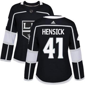 Authentic Adidas Women's T.J. Hensick Los Angeles Kings Home Jersey - Black