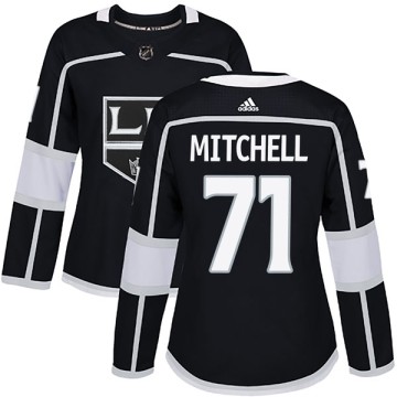 Authentic Adidas Women's Torrey Mitchell Los Angeles Kings Home Jersey - Black