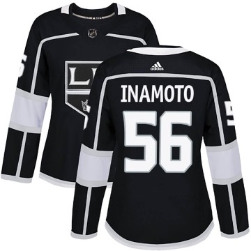 Authentic Adidas Women's Tyler Inamoto Los Angeles Kings Home Jersey - Black