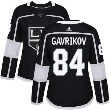 Authentic Adidas Women's Vladislav Gavrikov Los Angeles Kings Home Jersey - Black
