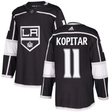 Authentic Adidas Youth Anze Kopitar Los Angeles Kings Home Jersey - Black