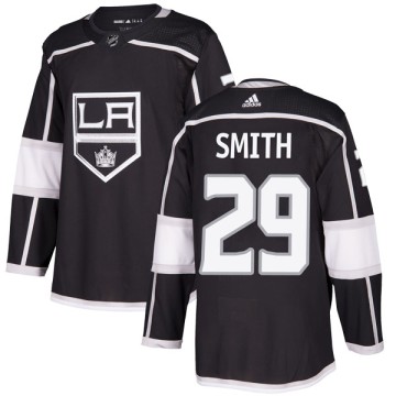 Authentic Adidas Youth Billy Smith Los Angeles Kings Home Jersey - Black