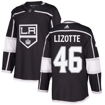 Authentic Adidas Youth Blake Lizotte Los Angeles Kings Home Jersey - Black