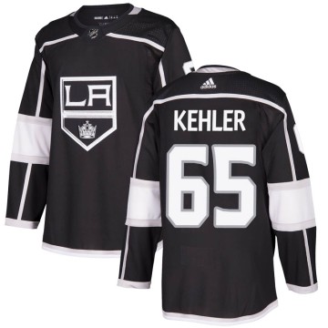 Authentic Adidas Youth Cole Kehler Los Angeles Kings Home Jersey - Black