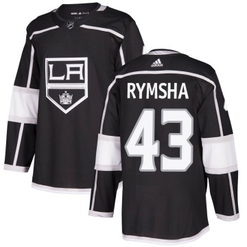 Authentic Adidas Youth Drake Rymsha Los Angeles Kings Home Jersey - Black