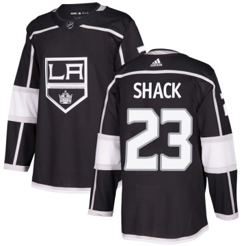 Authentic Adidas Youth Eddie Shack Los Angeles Kings Home Jersey - Black