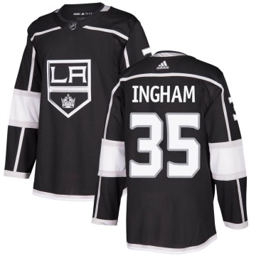 Authentic Adidas Youth Jacob Ingham Los Angeles Kings Home Jersey - Black