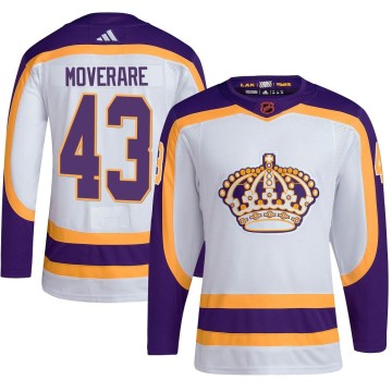 Authentic Adidas Youth Jacob Moverare Los Angeles Kings Reverse Retro 2.0 Jersey - White