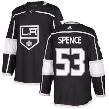 Authentic Adidas Youth Jordan Spence Los Angeles Kings Home Jersey - Black