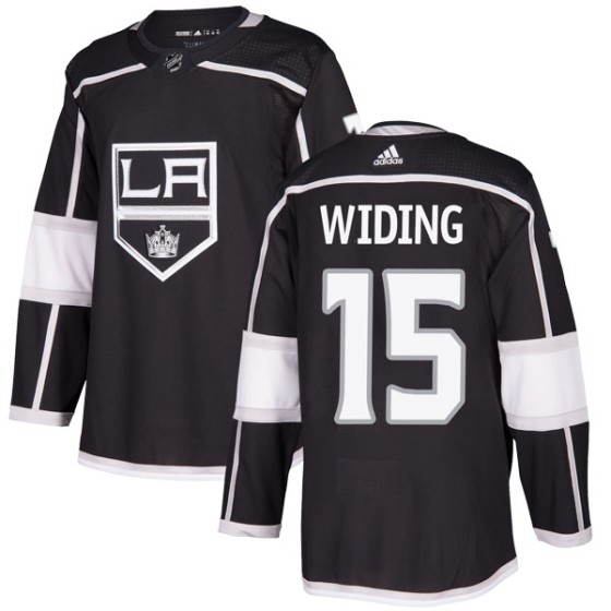 Authentic Adidas Youth Juha Widing Los Angeles Kings Home Jersey - Black