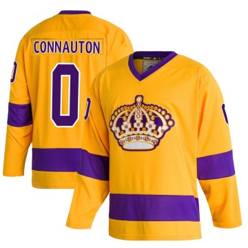 Authentic Adidas Youth Kevin Connauton Los Angeles Kings Classics Jersey - Gold