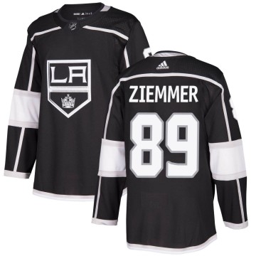 Authentic Adidas Youth Koehn Ziemmer Los Angeles Kings Home Jersey - Black