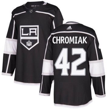 Authentic Adidas Youth Martin Chromiak Los Angeles Kings Home Jersey - Black