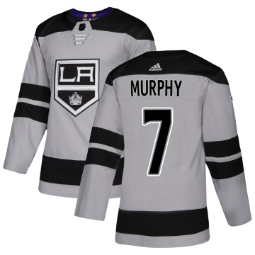 Authentic Adidas Youth Mike Murphy Los Angeles Kings Alternate Jersey - Gray