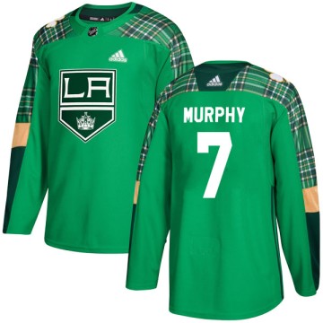 Authentic Adidas Youth Mike Murphy Los Angeles Kings St. Patrick's Day Practice Jersey - Green