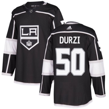Authentic Adidas Youth Sean Durzi Los Angeles Kings Home Jersey - Black