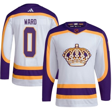 Authentic Adidas Youth Taylor Ward Los Angeles Kings Reverse Retro 2.0 Jersey - White