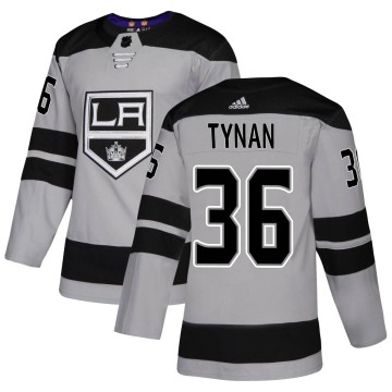 Authentic Adidas Youth T.J. Tynan Los Angeles Kings Alternate Jersey - Gray