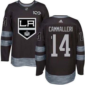 Authentic Men's Mike Cammalleri Los Angeles Kings 1917-2017 100th Anniversary Jersey - Black