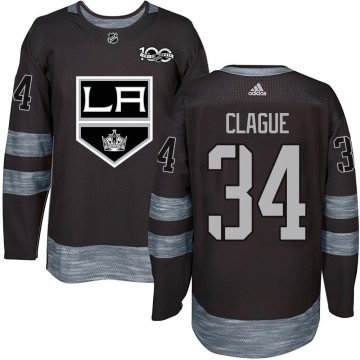 Authentic Youth Kale Clague Los Angeles Kings 1917-2017 100th Anniversary Jersey - Black
