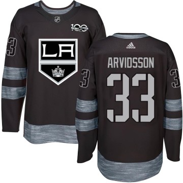 Authentic Youth Viktor Arvidsson Los Angeles Kings 1917-2017 100th Anniversary Jersey - Black