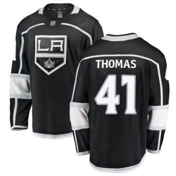 Breakaway Fanatics Branded Men's Akil Thomas Los Angeles Kings Home Jersey - Black
