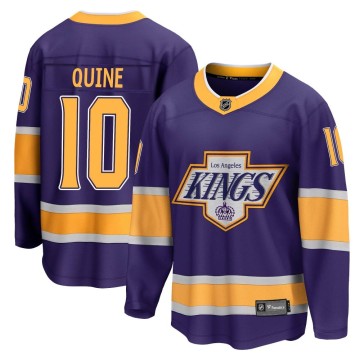Breakaway Fanatics Branded Men's Alan Quine Los Angeles Kings 2020/21 Special Edition Jersey - Purple